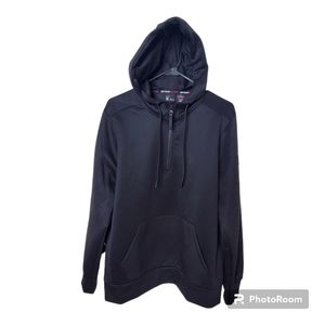 Copy Spyder active mens proweb  medium black half zip pullover hoodie